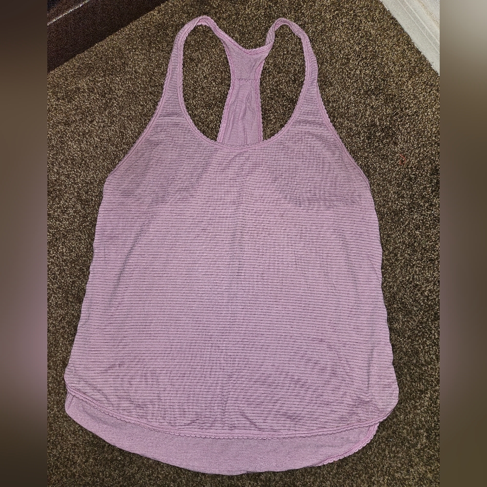 Purple Racerback Tank Top - Picture 2 of 3